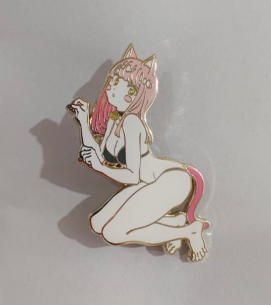 cat girl pins