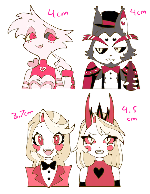 charlie + co. pins and charms