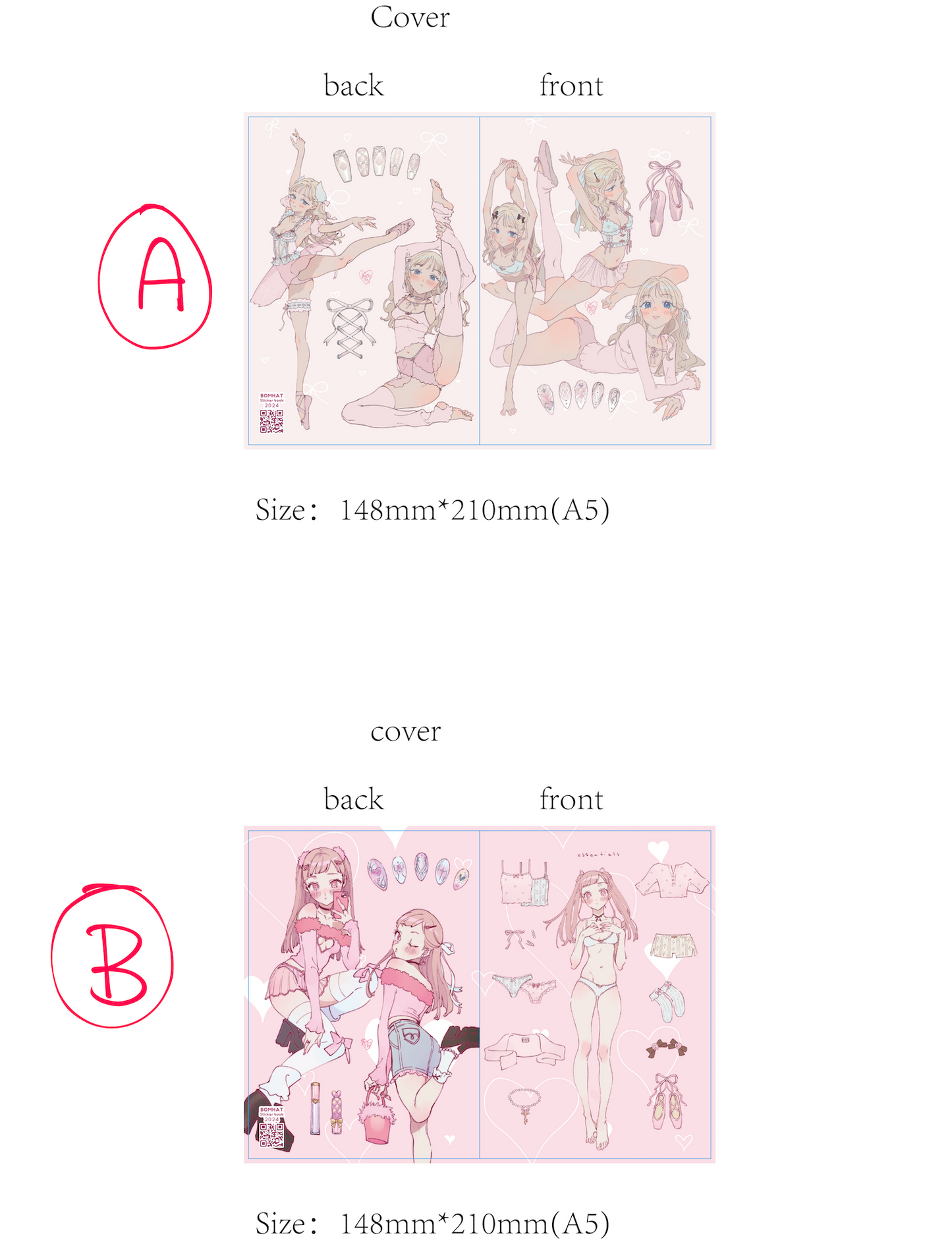 coquette - sticker book