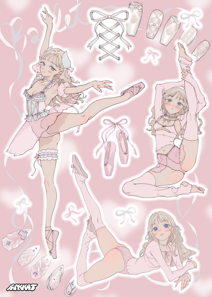 sticker sheets - b6 size