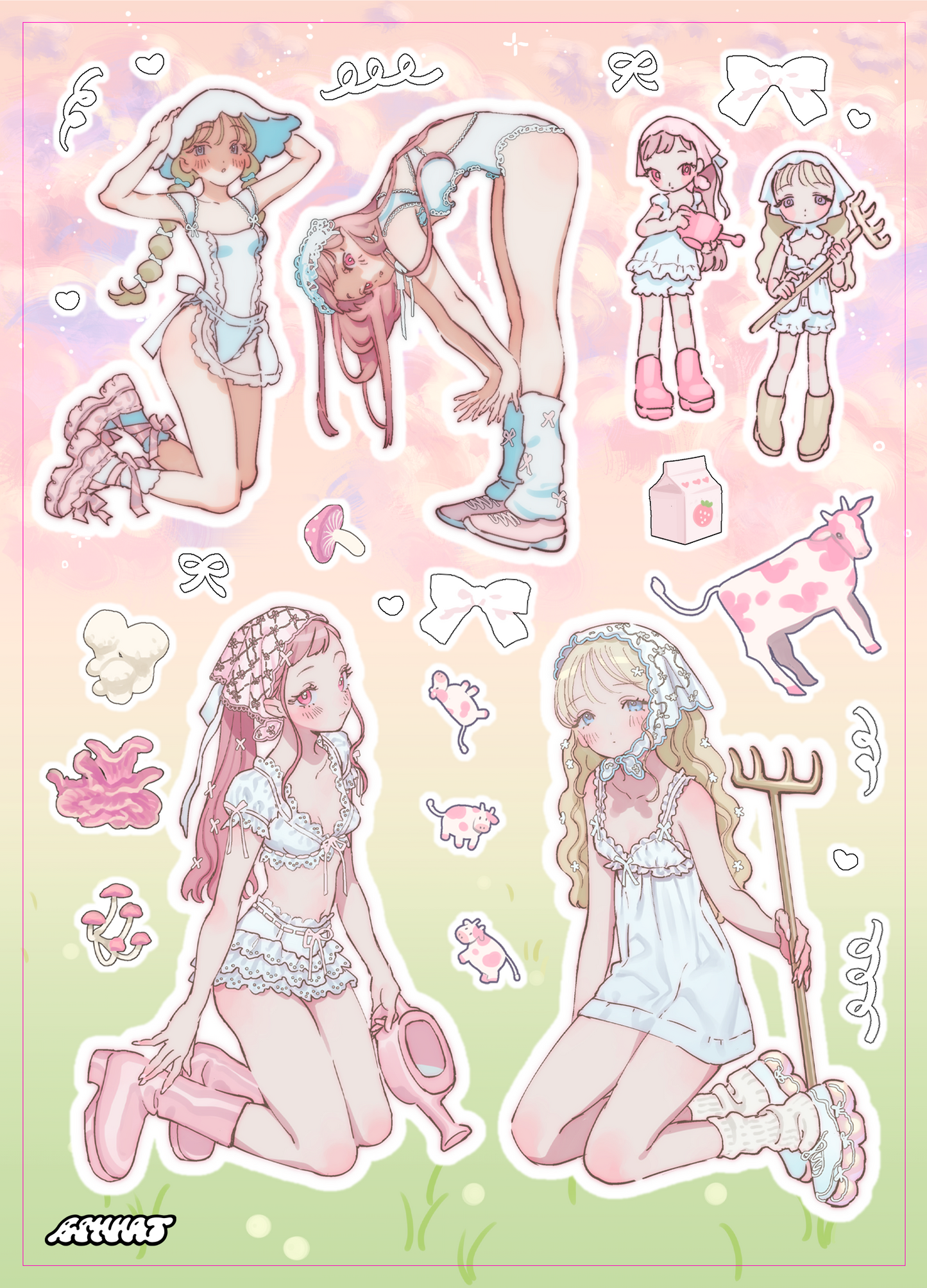 sticker sheets - b6 size