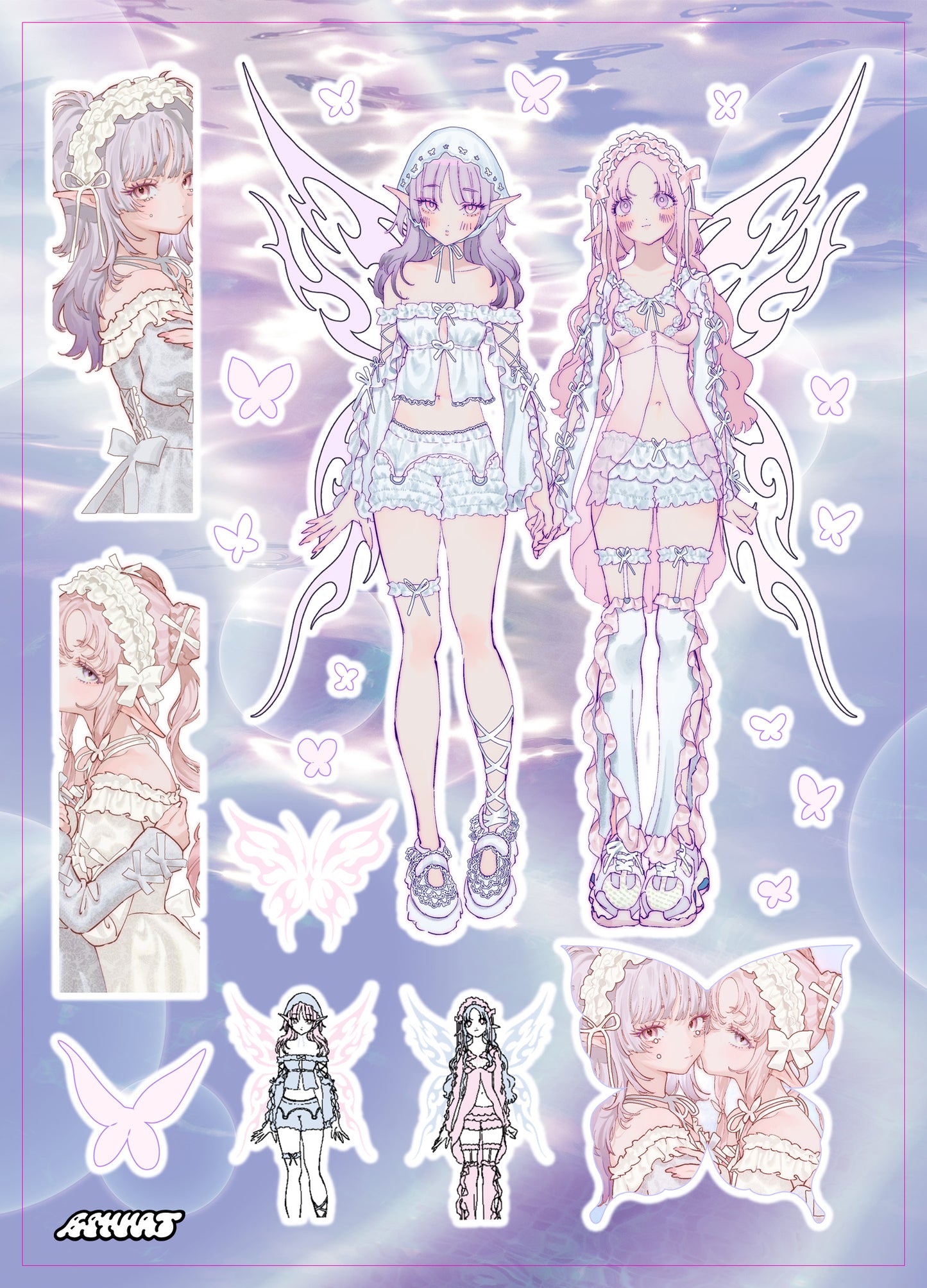 sticker sheets - b6 size