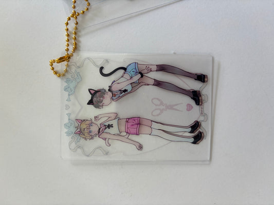 dress up boys - clear cards