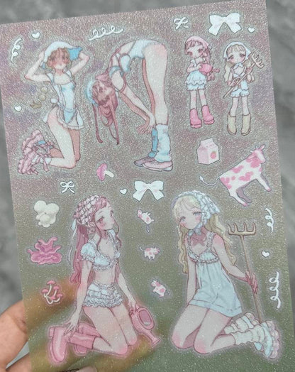 sticker sheets - b6 size