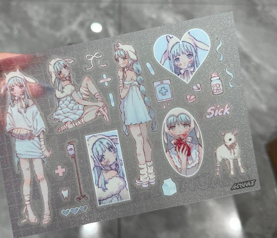 sticker sheets - b6 size