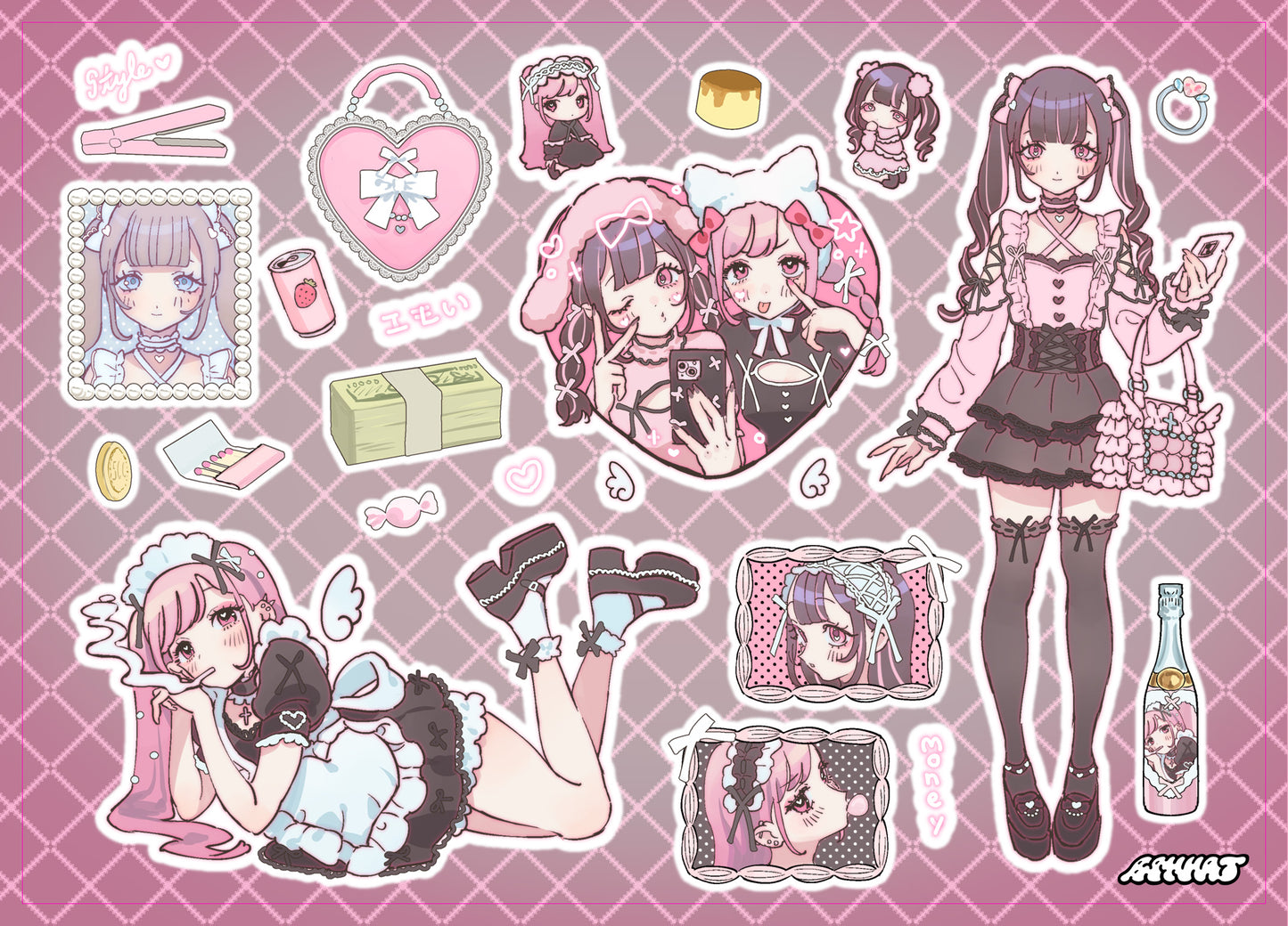 sticker sheets - b6 size