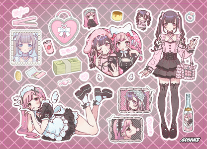 sticker sheets - b6 size