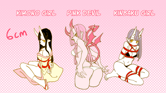 big demon girls pins