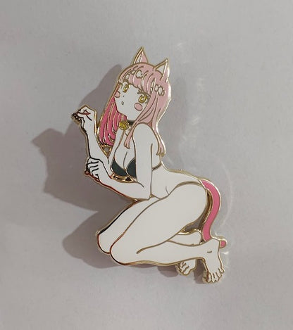 cat girl pins