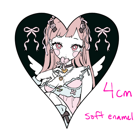 coquette girl - pins