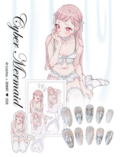 cyber mermaid - goods set