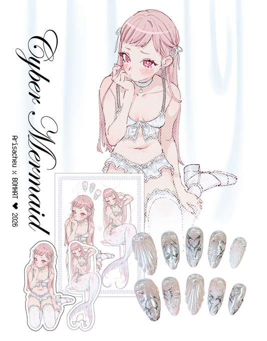 cyber mermaid - goods set