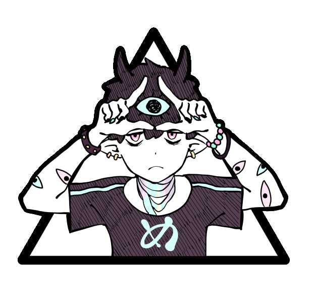 assorted demon boys stickers