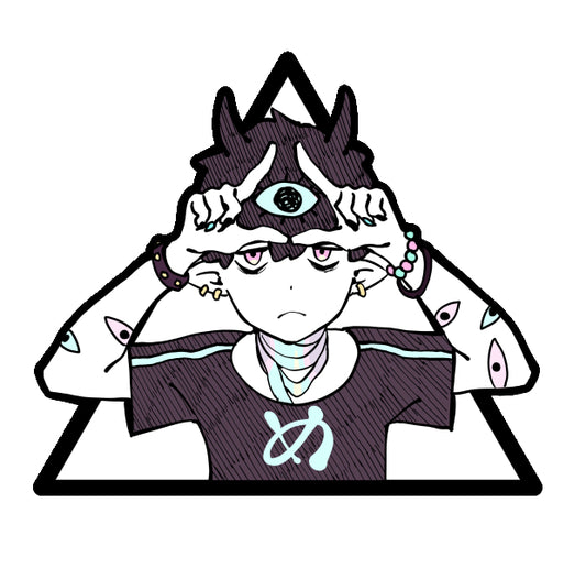 assorted demon boys stickers