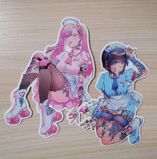 diner girls - stickers