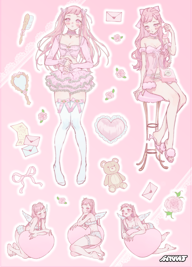 sticker sheets - b6 size