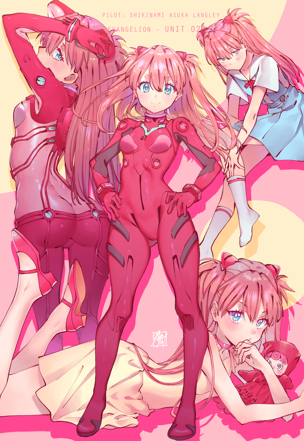 pilots+pink - print set