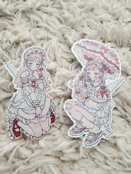 strawberry girls - sticker set
