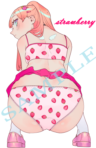 scratch+sniff panties stickers