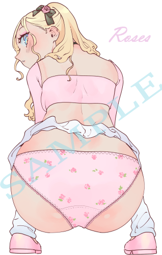 scratch+sniff panties stickers