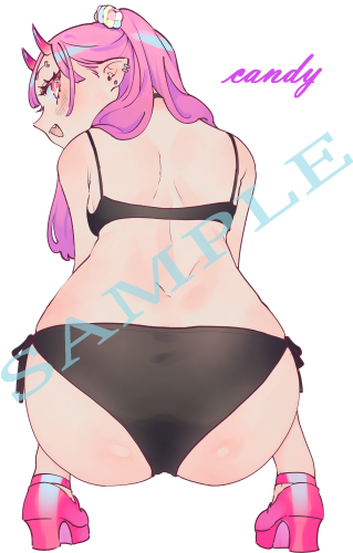 scratch+sniff panties stickers