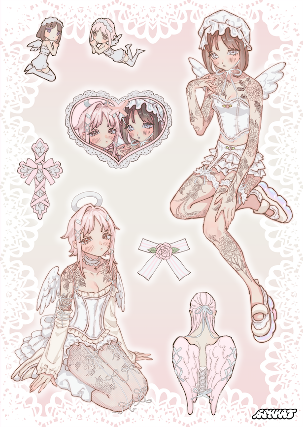 sticker sheets - b6 size